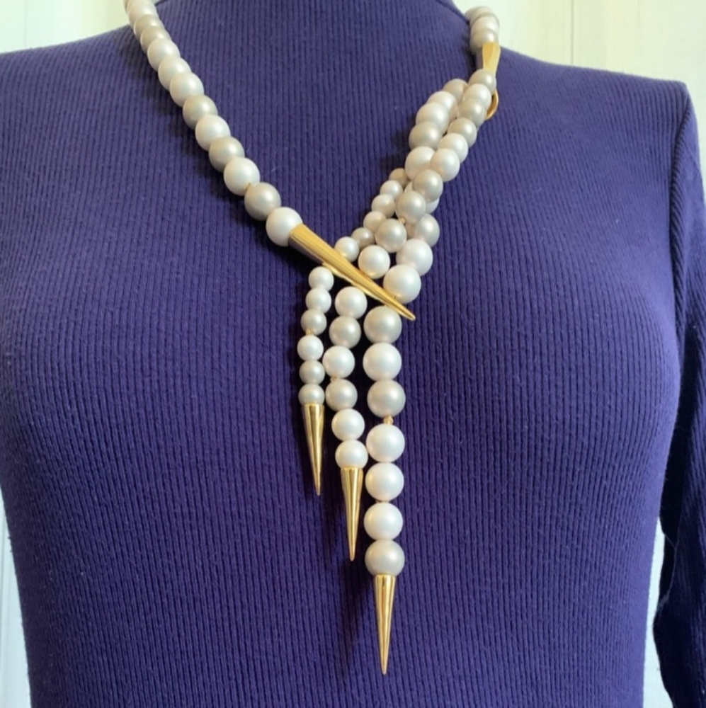 Alexis Bittar Pearl Necklace - Picture 10 of 13